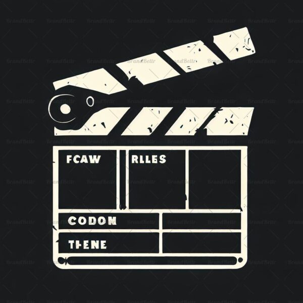 Klappern von Filmklappen im Vintage